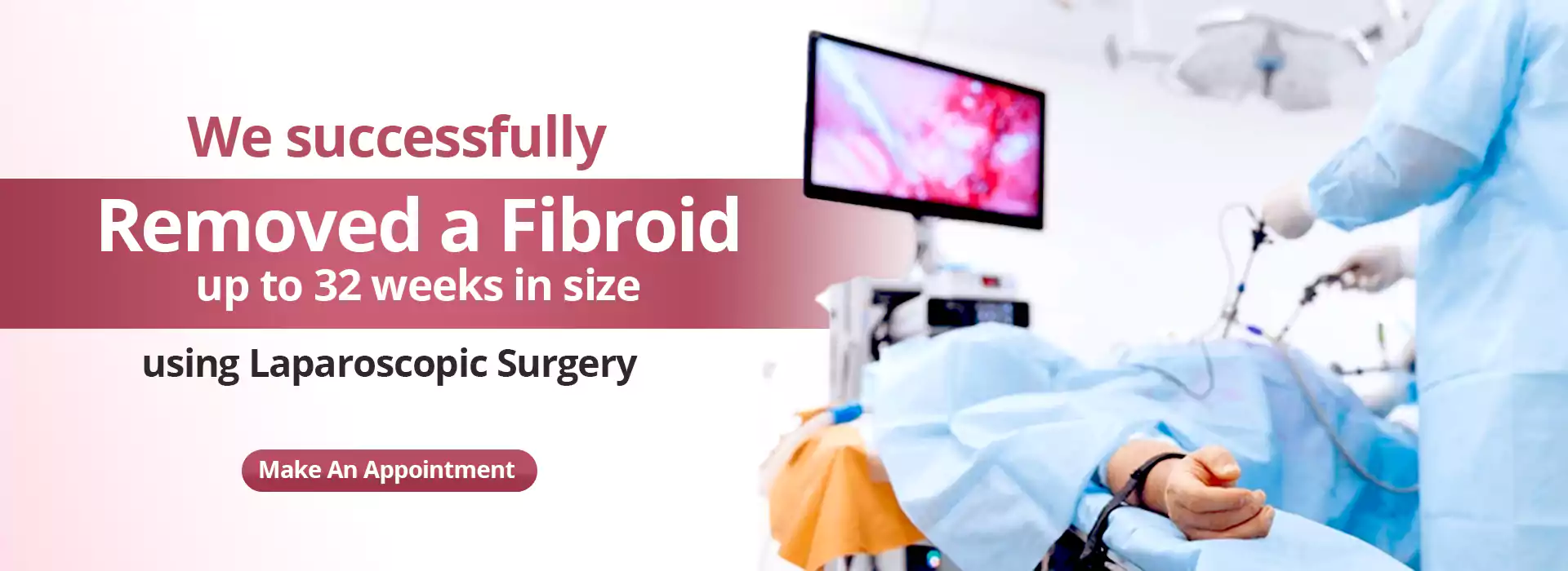 WOMEN'S CARE BANNER 4 laparoscopic surgery